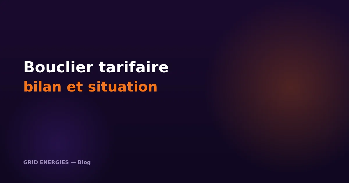 Bouclier tarifaire et amortisseur électricité